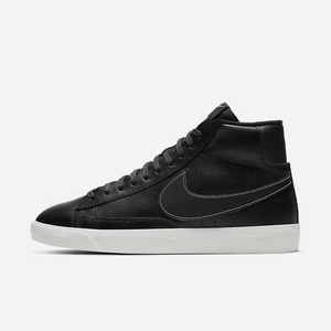 Basket Montante Nike Blazer Mid Premium Noir 6152-893 Black/Sail/Metallic Gold/Vachetta Tan Homme | IDB-49600768